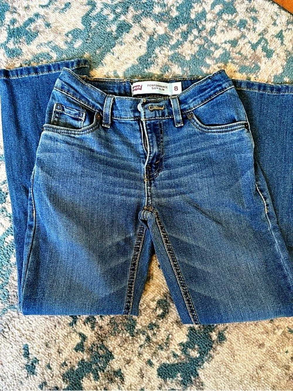 Levi's 511 Slim Fit Performance Jeans Blue Size 8